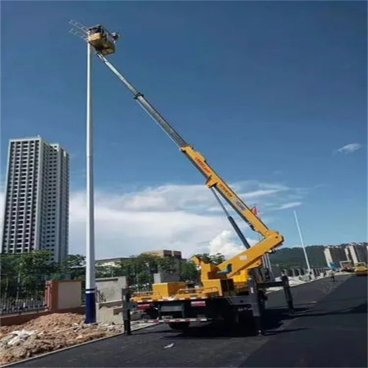 抚州临川维修路灯的曲臂升降车出租